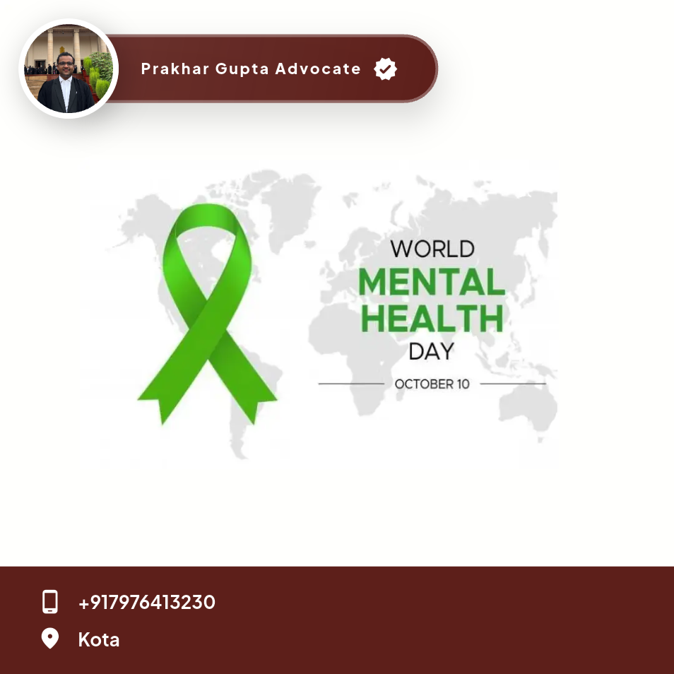 World Mental Health Day 2026: Care, Dignity and the Right to Heal